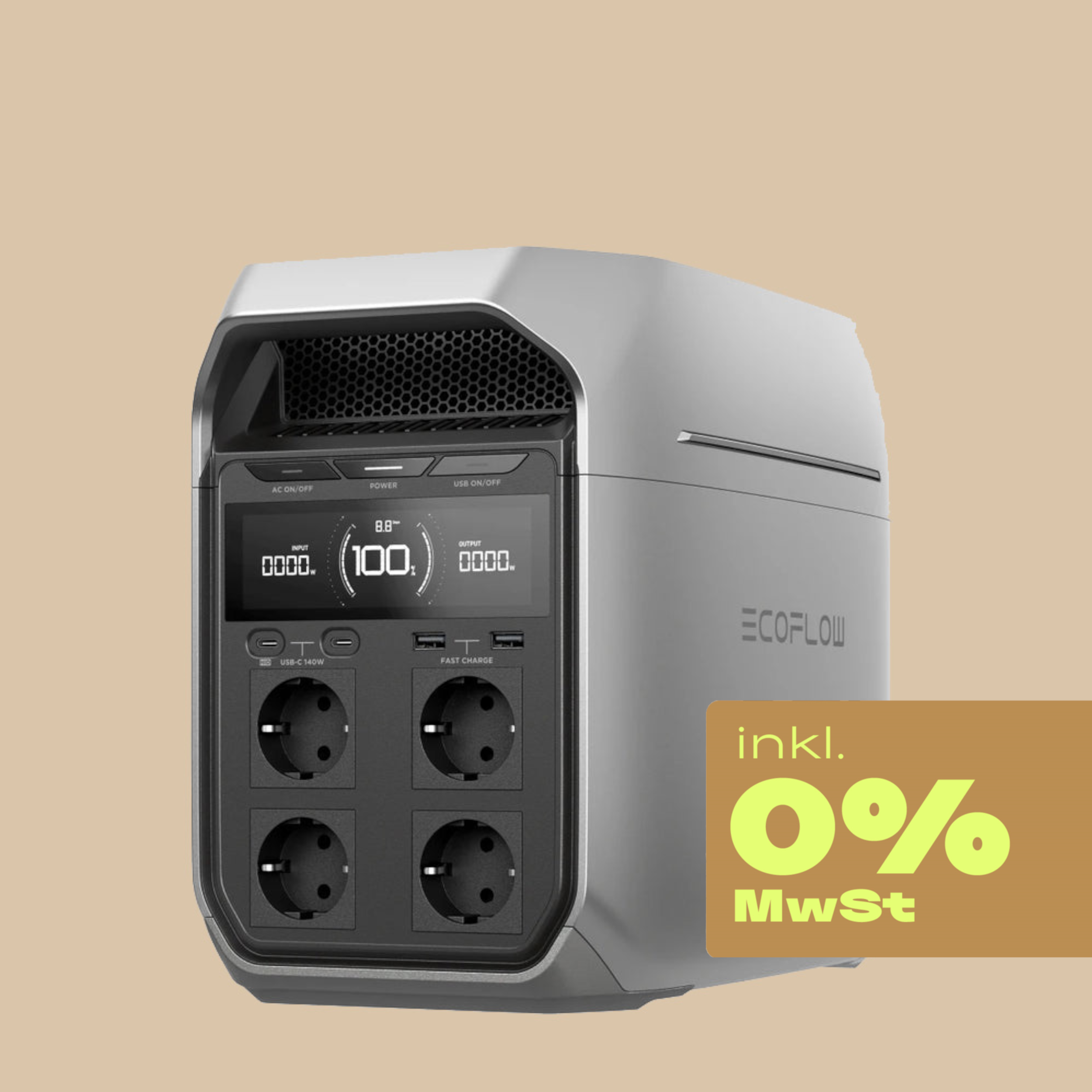 EcoFlow Delta 3 Plus Powerstation - 1024 Wh