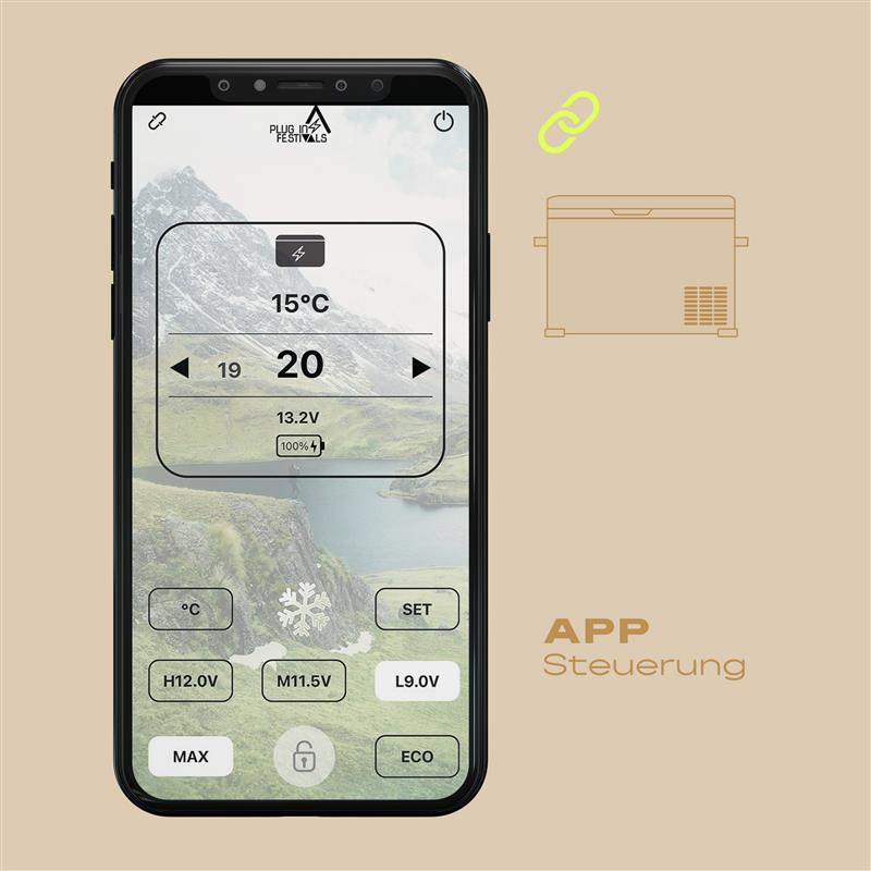 IceCube 40 Kompressor-Kühlbox, 12/24/230 V, 40L