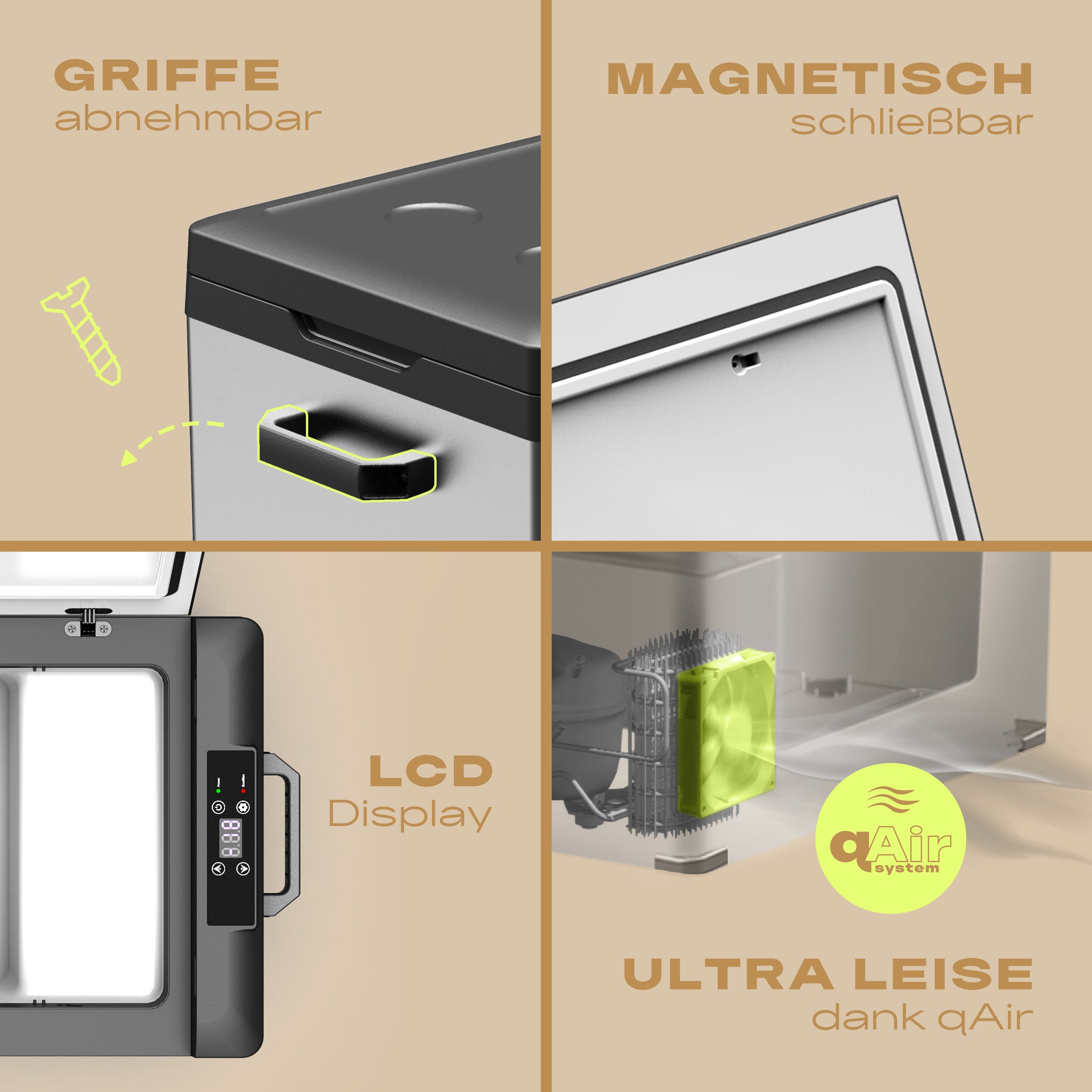 IceCube 50 Kompressor-Kühlbox, 12/24/230 V, 50L