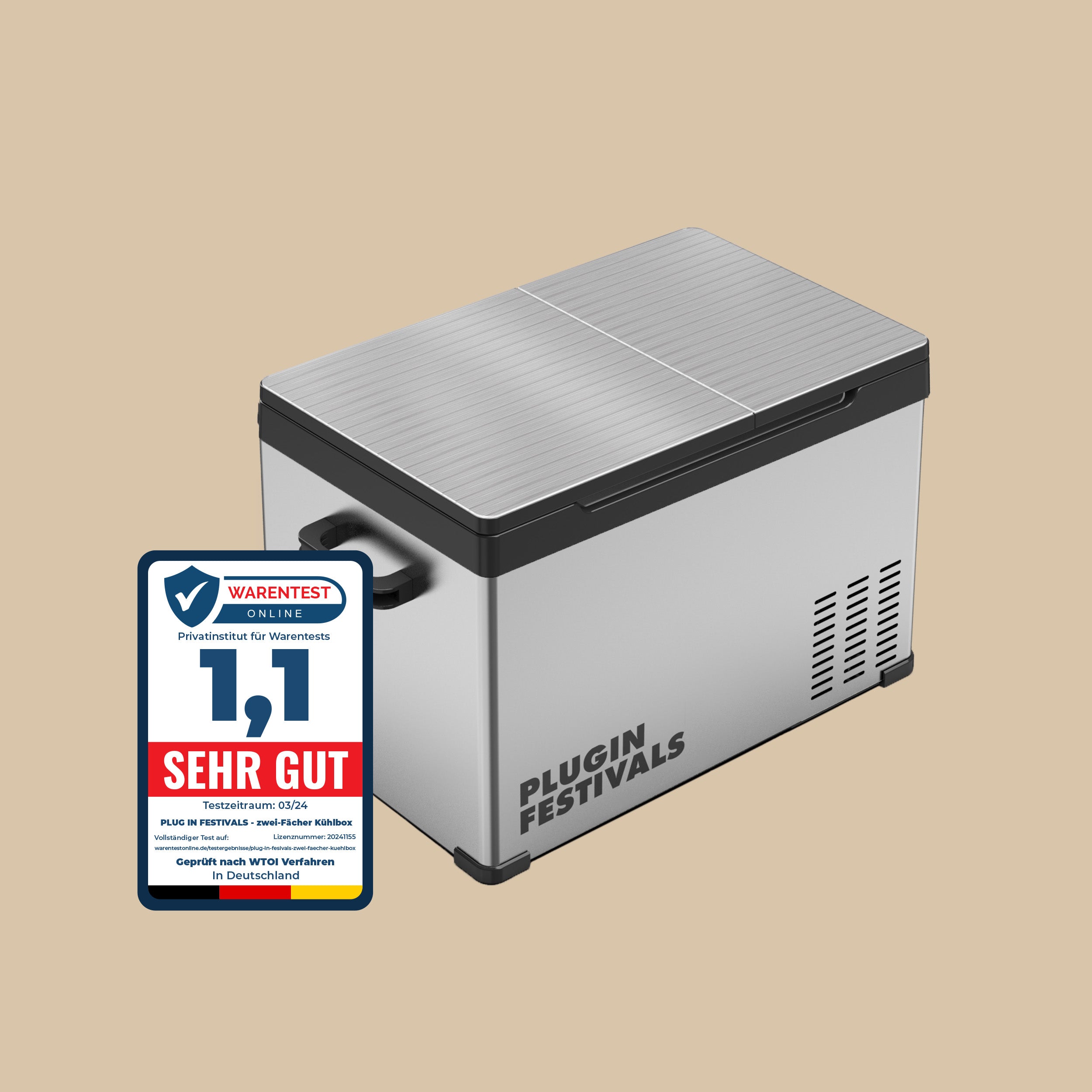 IceCube DUAL 30 Kompressor-Kühlbox, 12/24/230 V, 30L