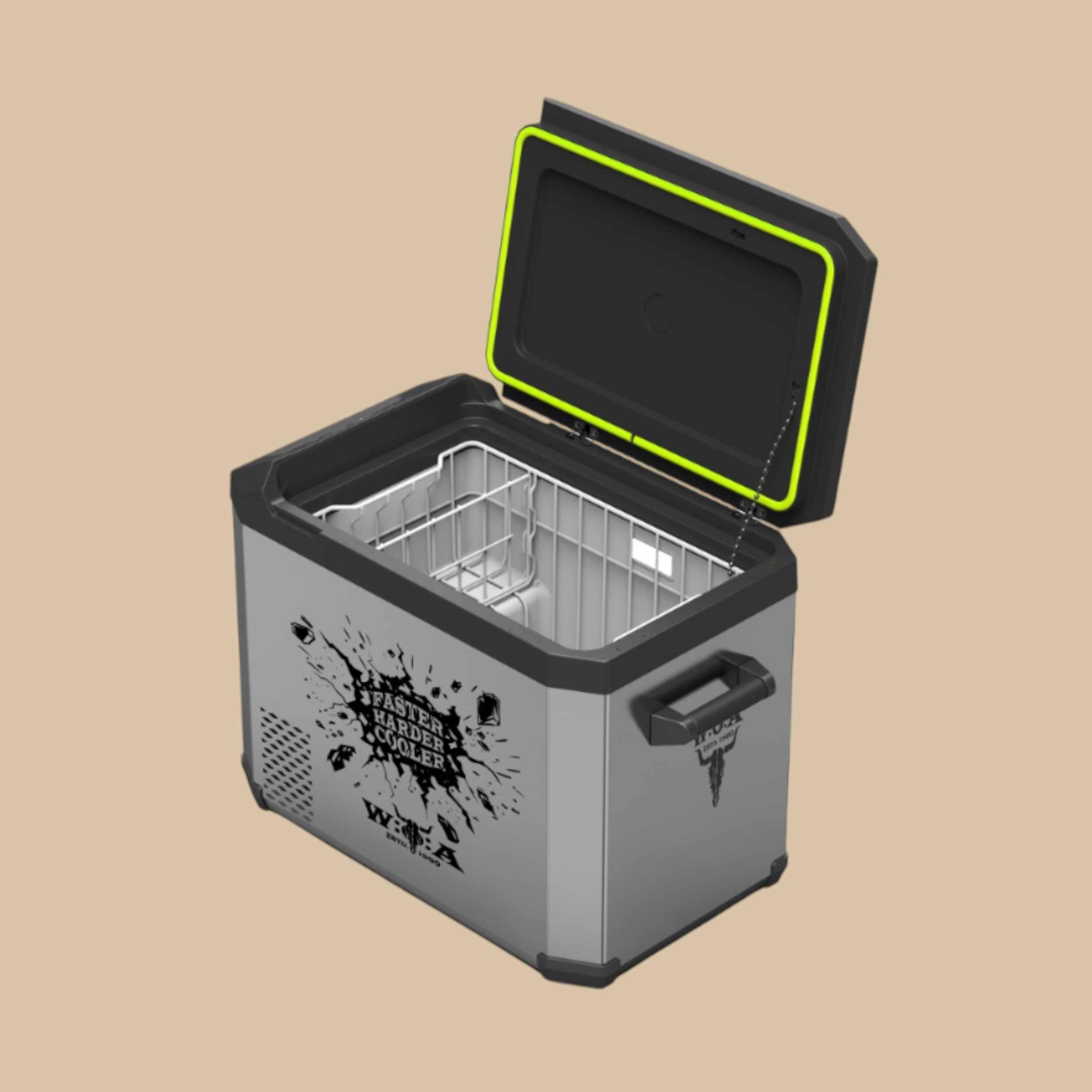 IceCubeX 40 - Kompressor-Kühlbox, Limited Wacken Edition