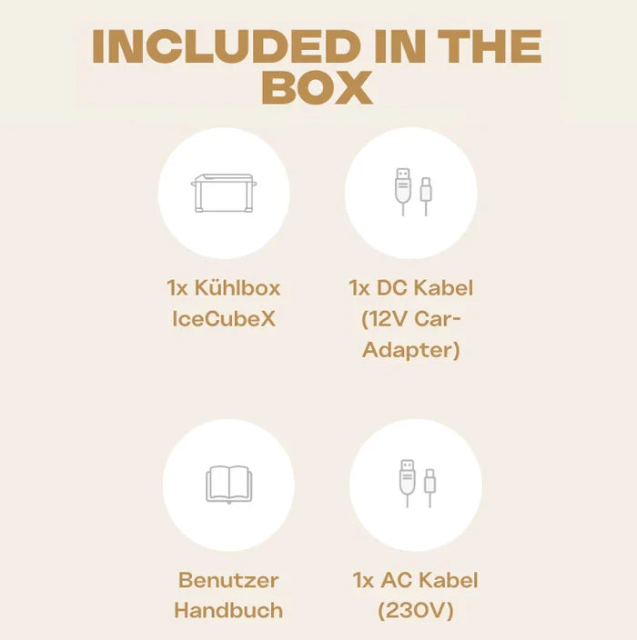 IceCubeX 25 - Kompressor-Kühlbox, 12/24/230V, 25L