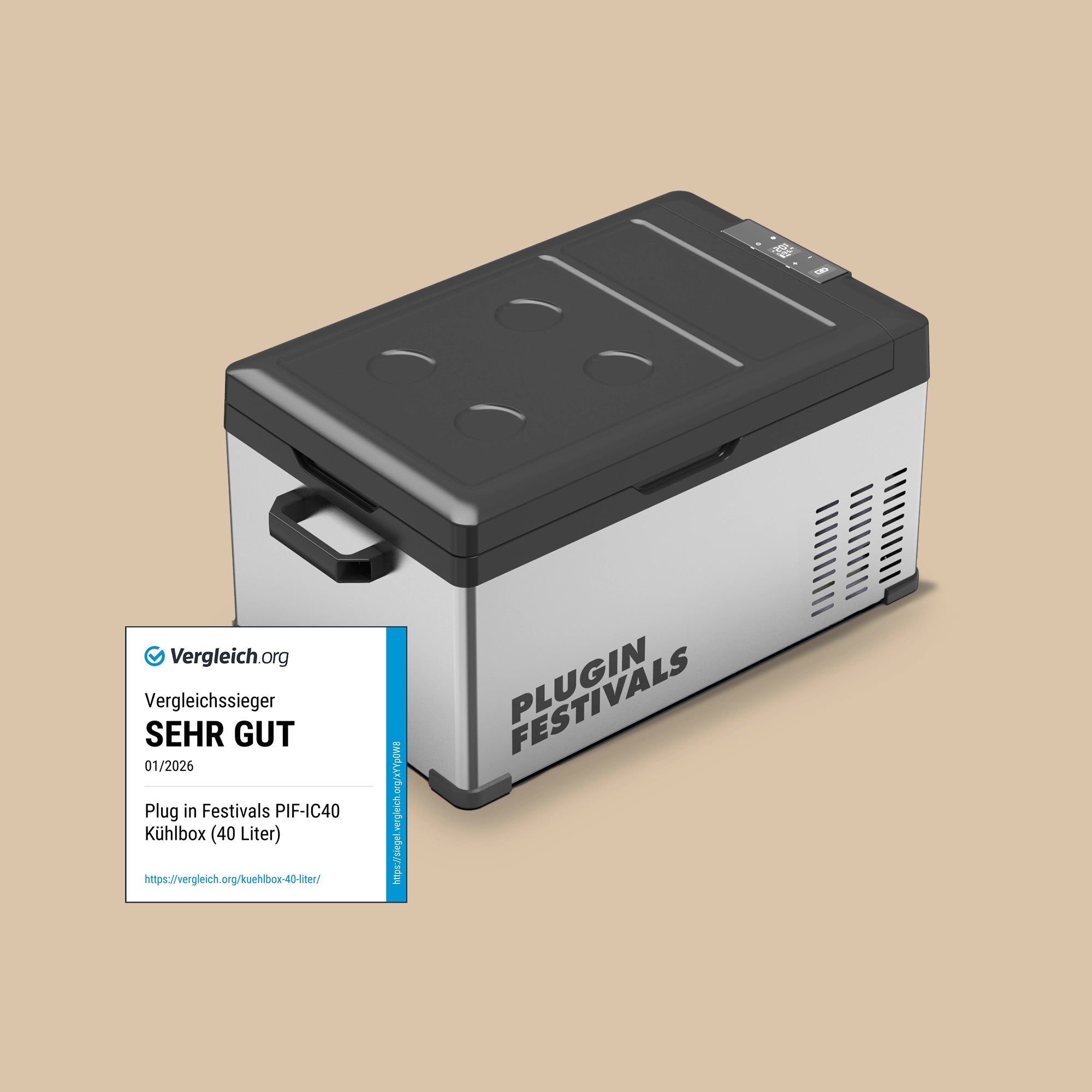 IceCube 25 Kompressor-Kühlbox, 12/24/230 V, 25L