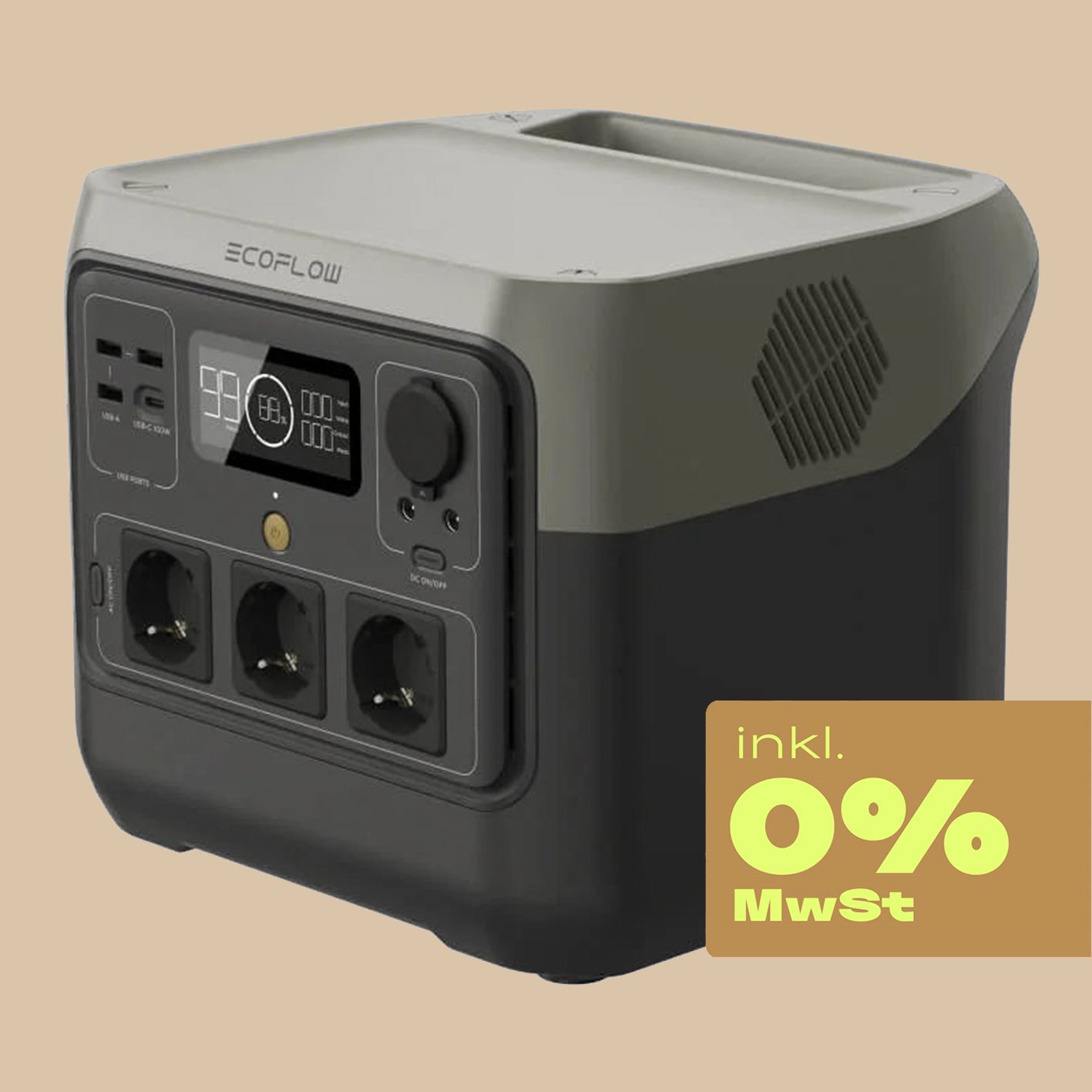 EcoFlow Powerstation RIVER 2 Pro – 768 Wh - 0% MwSt.