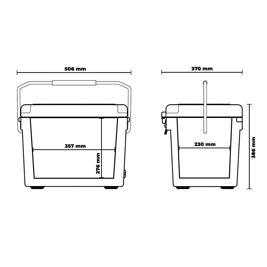 IceHero 25 Passiv-Kühlbox, 25L