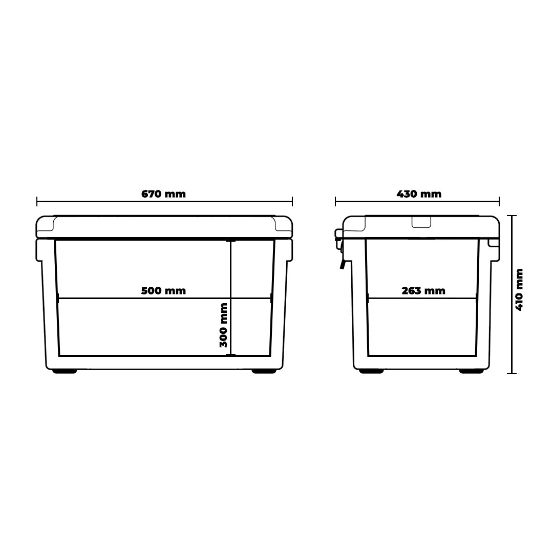 IceHero 45 Passiv-Kühlbox, 45L