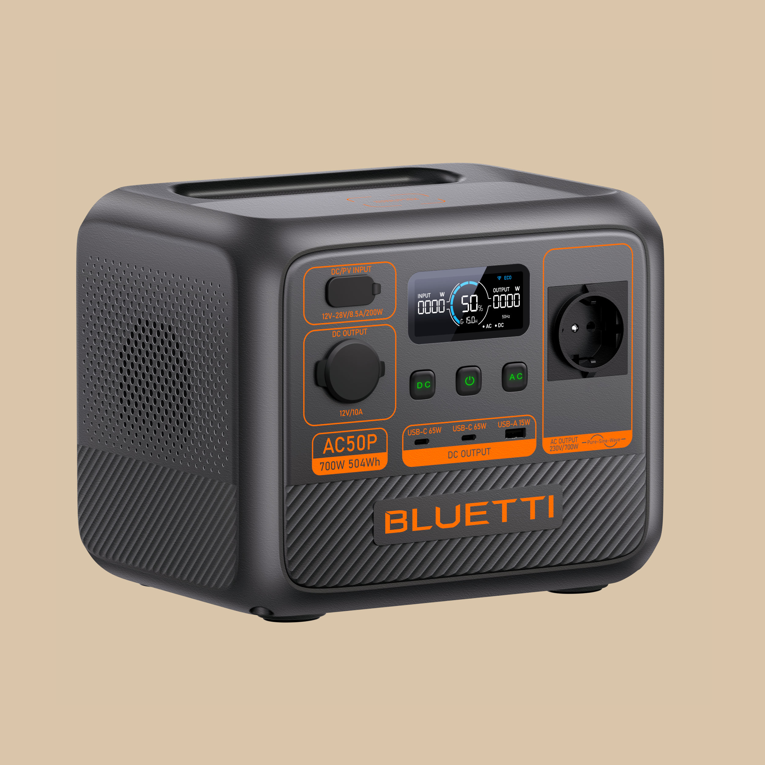 BLUETTI AC50P Powerstation - 504 Wh