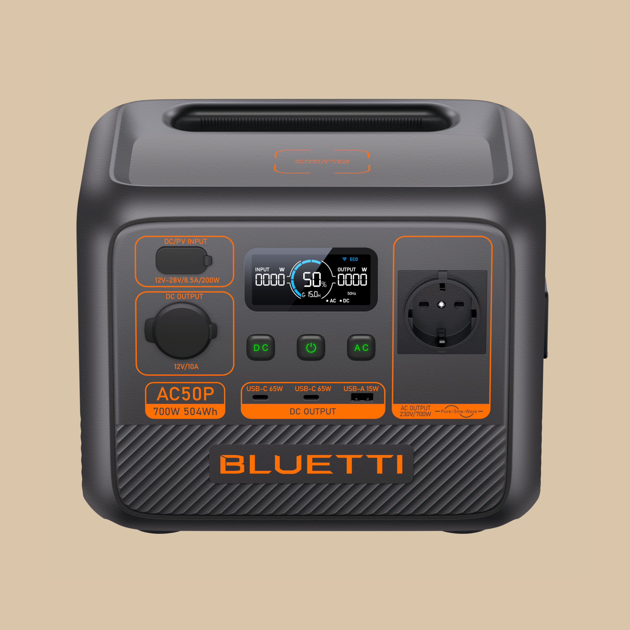 BLUETTI AC50P Powerstation - 504 Wh
