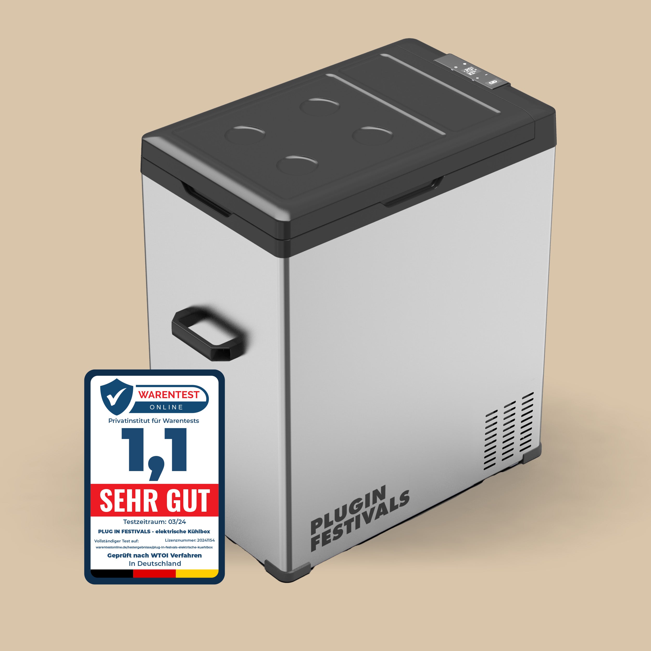 IceCube 65 Kompressor-Kühlbox, 12/24/230 V, 65L