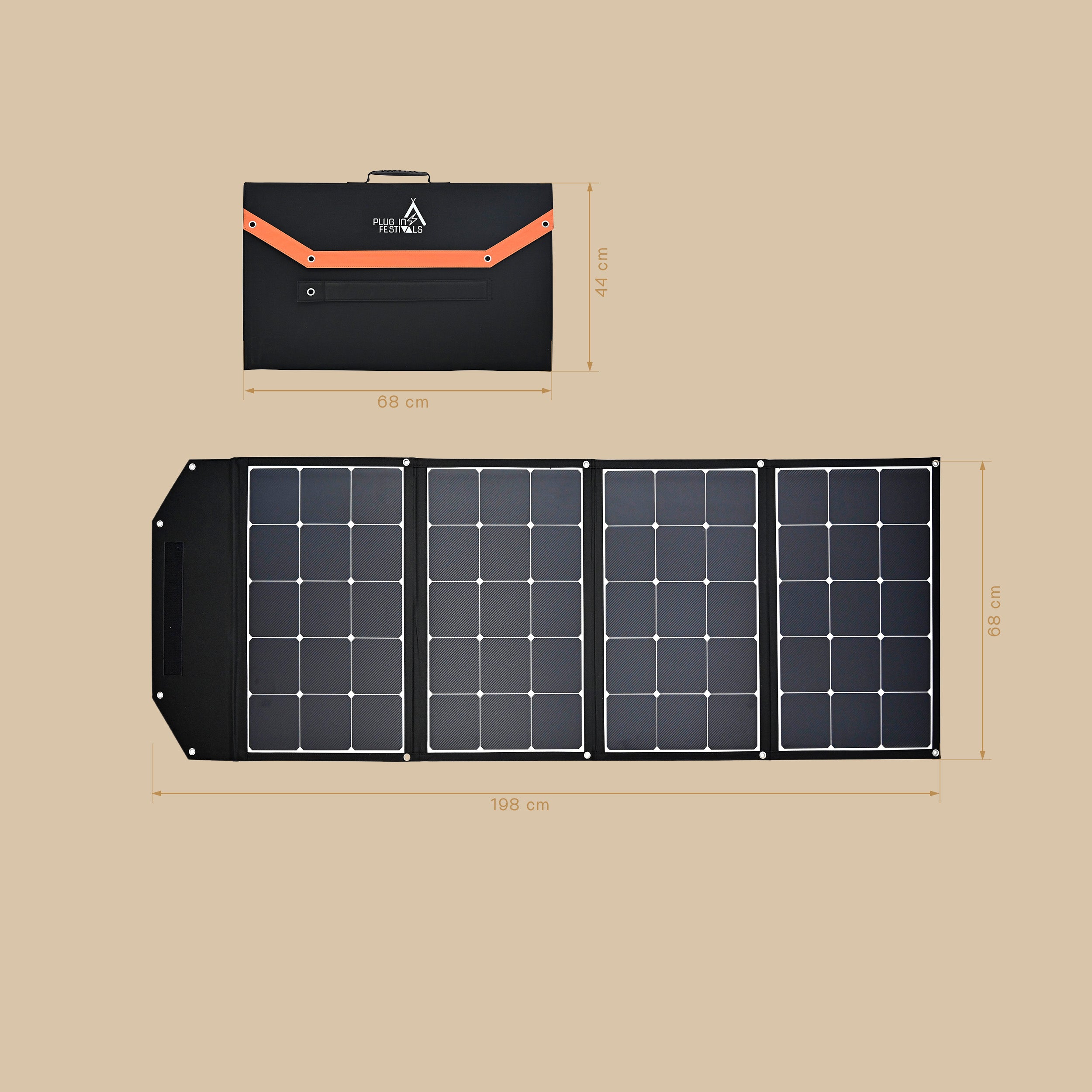 220 Wp Faltbares SolarPanel Solarmodul