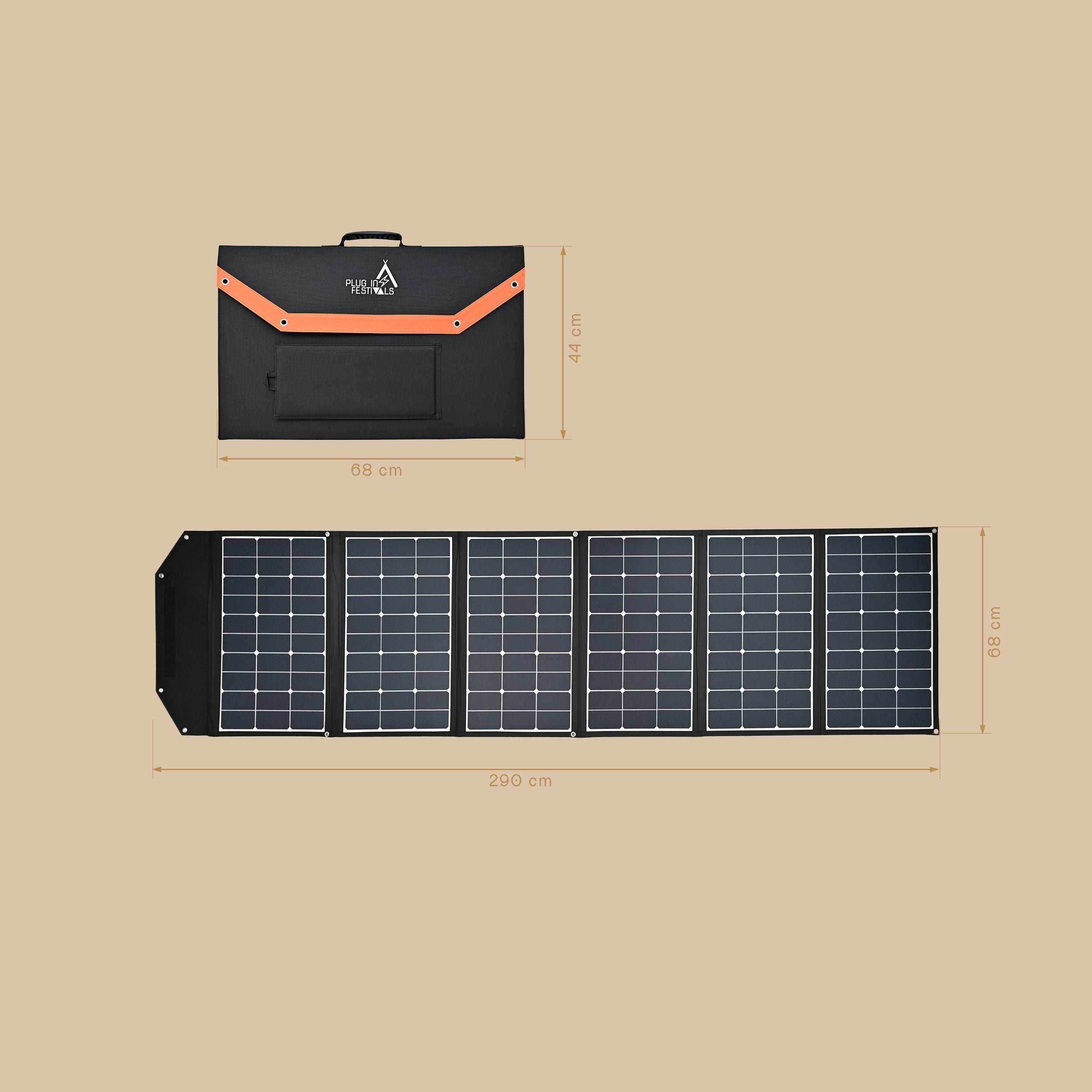 340 Wp Faltbares SolarPanel Solarmodul