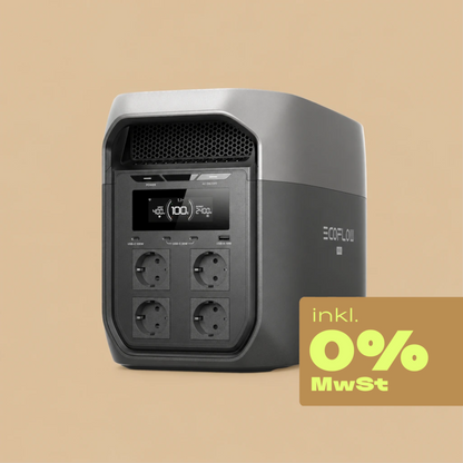 EcoFlow Delta 3 Max Powerstation - 2048 Wh - 0% MwSt.