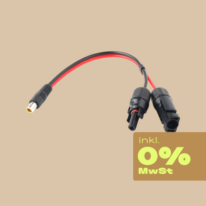 X-TRA Solar-Adapter MC4 auf DC-Rundstecker
